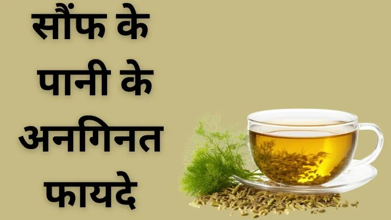 पेट की चर्बी घटाए, दिल को रखे स्वस्थ, सौंफ के पानी के अनगिनत फायदे