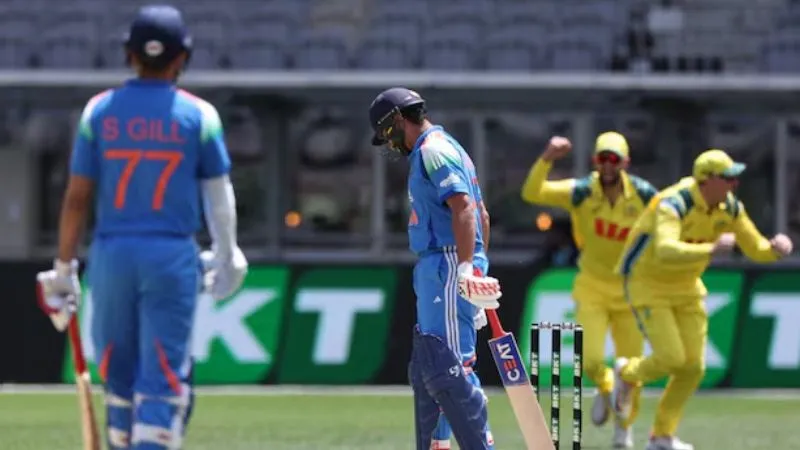 IND VS AUS: पहले वनडे में ऑस्ट्रेलिया ने भारत को 7 विकेट से हराया, नहीं चला रोहित और कोहली का जादू, मिचेल मार्श ने खेली कप्तानी पारी