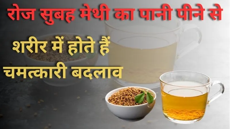 चर्बी घटाने से डायबिटीज कंट्रोल करने तक, रोज सुबह मेथी का पानी पीने से शरीर में होते हैं चमत्कारी बदलाव, जानें इसके फायदे