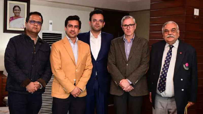 बीसीसीआई अध्यक्ष मिथुन मन्हास ने की सीएम उमर अब्दुल्ला से मुलाकात, जम्मू-कश्मीर में क्रिकेट विकास पर हुई चर्चा