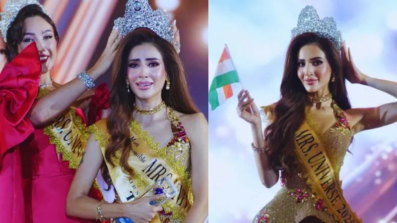कौन है Sherry Singh? यूपी के छोटे से गांव की बेटी ने भारत को पहली बार दिलाया Mrs Universe 2025 का ताज