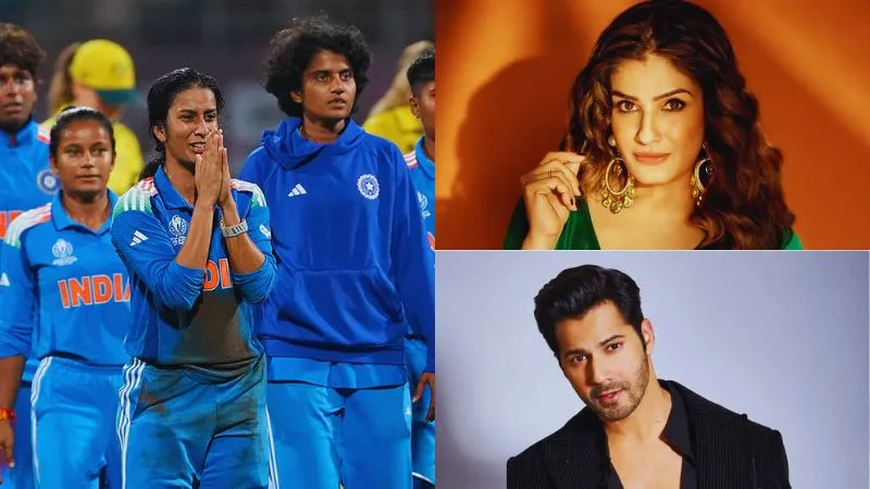 'हमारी छोरियां छोरो से कम हैं के', रवीना टंडन से वरूण धवन तक, भारतीय महिला टीम की जीत पर बॉलीवुड ने लुटाया प्यार