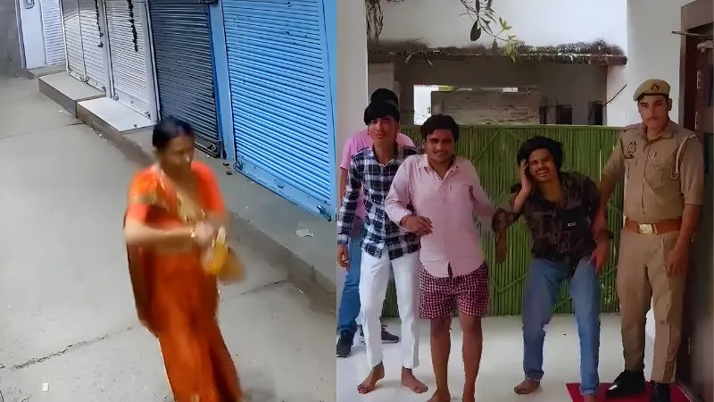 महिला से मंगलसूत्र छीनकर भागे बदमाश, योगी की पुलिस ने 12 घंटे में ही कर दिया ऐसा इलाज, घिसटते हुए आए नजर