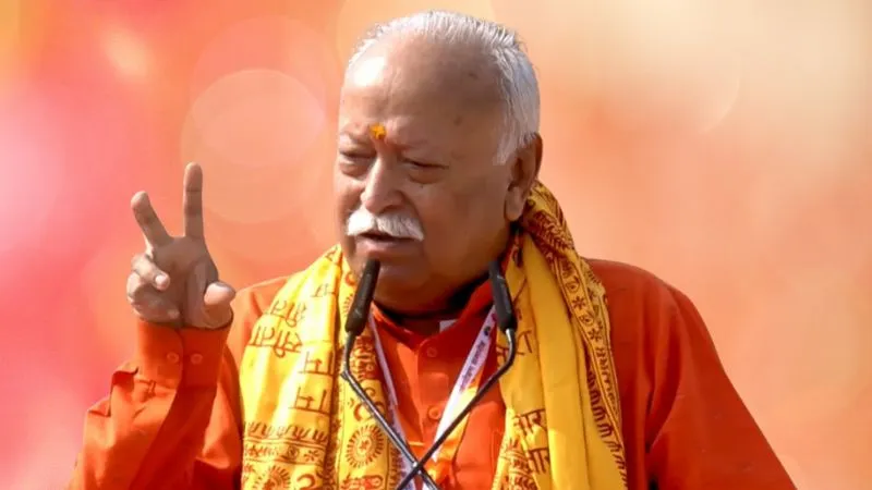 दुनिया को सुख-शांति देने वाला धर्म ध्वज फिर से शिखर पर विराजमान, अयोध्या राम मंदिर पर धर्मध्वजा स्थापित होने पर भागवत का बयान