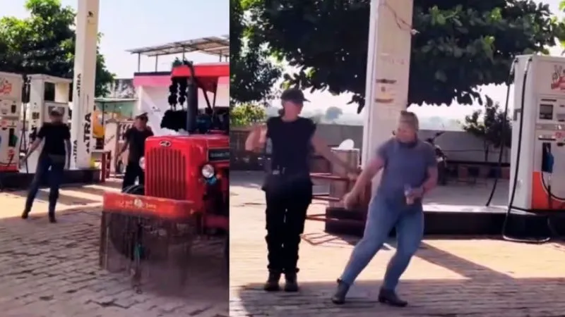 Viral Video: ट्रैक्टर वाले ने बजाया ‘चुनरी-चुनरी’ सॉन्ग, झूमने लगे विदेशी पर्यटक, पेट्रोल पंप पर दिखा दिलचस्प नजारा
