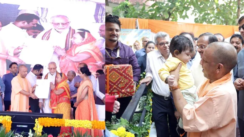 CM योगी ने लखनऊ में प्राइम लोकेशन पर 72 परिवारों को सौंपे फ्लैट्स, भावुक हुए लाभार्थी, मुख्यमंत्री का जताया आभार