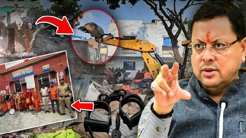 कब्जा कर आंख दिखा रहे थे माफिया, तुरंत 9 कॉलोनियों पर दौड़ा Dhami का बुलडोजर, जिहादियों में हड़कंप!