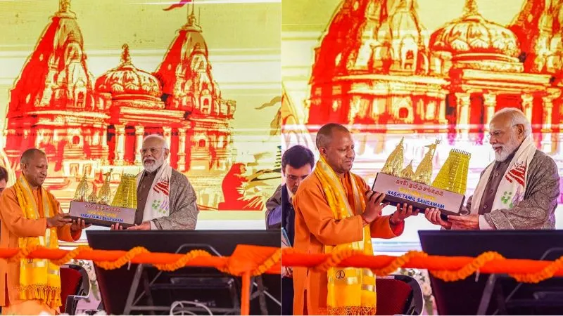 धर्म ध्वजा सनातन की आत्मा...CM योगी ने काशी-तमिल संगमम्-राम मंदिर की पूर्णाहुति के लिए PM मोदी का जताया आभार