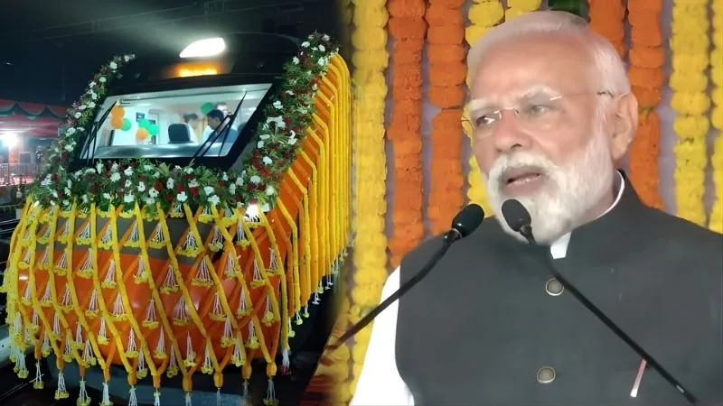 धर्म नगरी काशी से PM मोदी ने देश को दी 4 वंदे भारत ट्रेनों की सौगात, कहा- विकसित भारत के लिए मील का पत्थर साबित होंगी