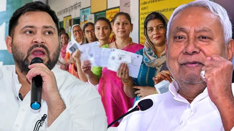 बिहार में सियासी रण तेज... दूसरे चरण में 122 सीटों पर कांटे की टक्कर, कई दिग्गज नेताओं की किस्मत दांव पर