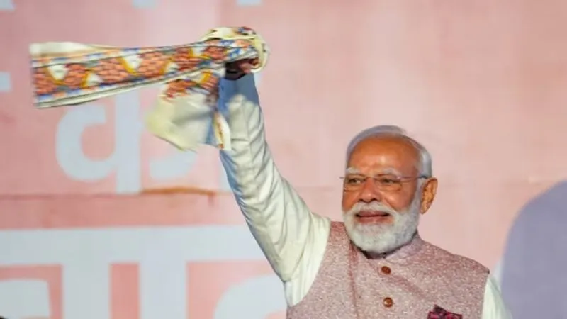 VIDEO: तेजस्वी-राहुल के अरमानों पर PM मोदी ने फेरा गमछा, खांटी बिहारी अंदाज में कहा- 'बिहार ने बिल्कुल गर्दा उड़ा दिया'