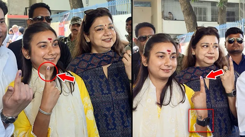 एक वोट... दोनों हाथों पर स्याही, चिराग की सांसद शांभवी चौधरी पर कांग्रेस ने लगाए आरोप तो पटना डीएम की आई सफाई