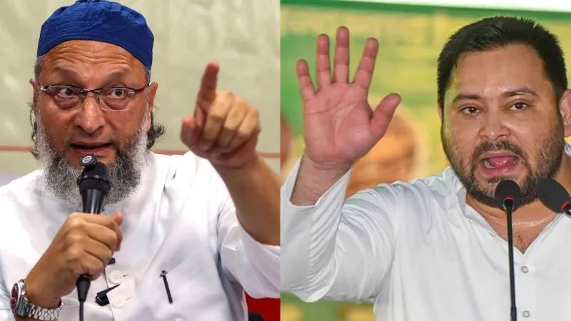 दम है तो एक्सट्रीमिस्ट शब्द...ओवैसी ने बिहार चुनाव में दिया तेजस्वी को चैलेंज, कहा- पाकिस्तान की बोल रहे जुबान