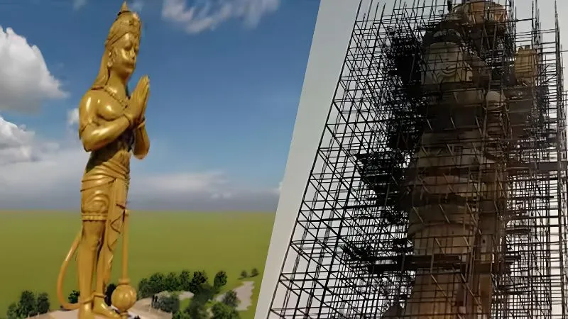 राजस्थान के राजसमंद में 131 फीट ऊंची बालाजी की प्रतिमा बनकर तैयार, नया चार धाम बनाने की योजना