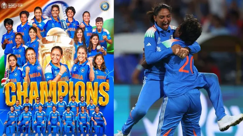 भारतीय लड़कियों ने रचा इतिहास, साउथ अफ्रीका को 52 रनों से हराकर जीती पहली विश्व कप ट्रॉफी, दीप्ति शर्मा ने झटके 5 विकेट