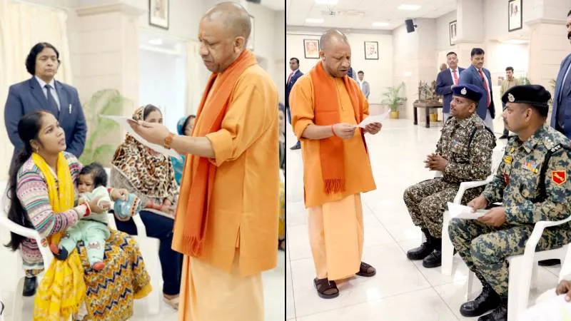 जनता दर्शन में CM योगी ने सुनी मां की गुहार, सात माह के बच्चे को एंबुलेंस से भेजा अस्पताल, इलाज का लिया जिम्मा