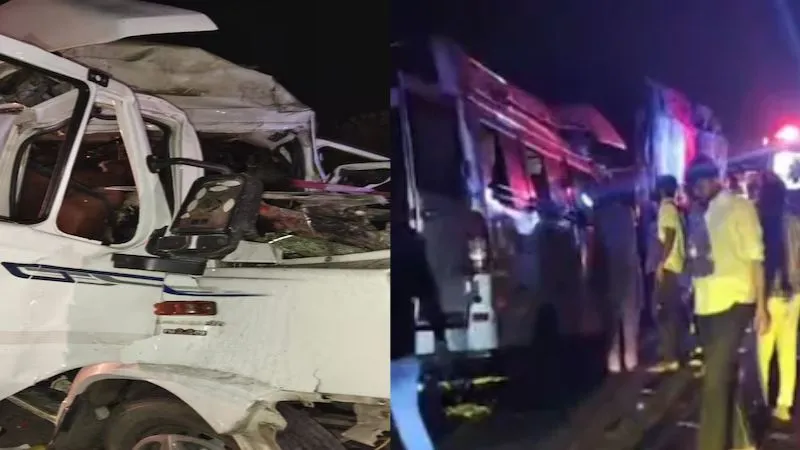 राजस्थान में भीषण सड़क हादसे में 18 श्रद्धालुओं की मौत, रोड पर खड़े ट्रक से टकराई बस के उड़े परखच्चे, सीएम भजनलाल ने जताया दुख