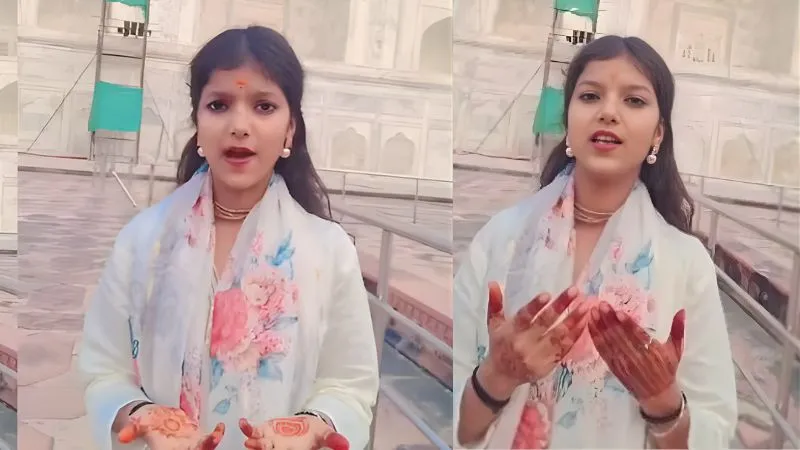 Video: ताजमहल से 'शिव तांडव स्रोत' का पाठ करते हुए बाल विदुषी लक्ष्मी का वीडियो वायरल, कहा- यह तेजोमहालय है