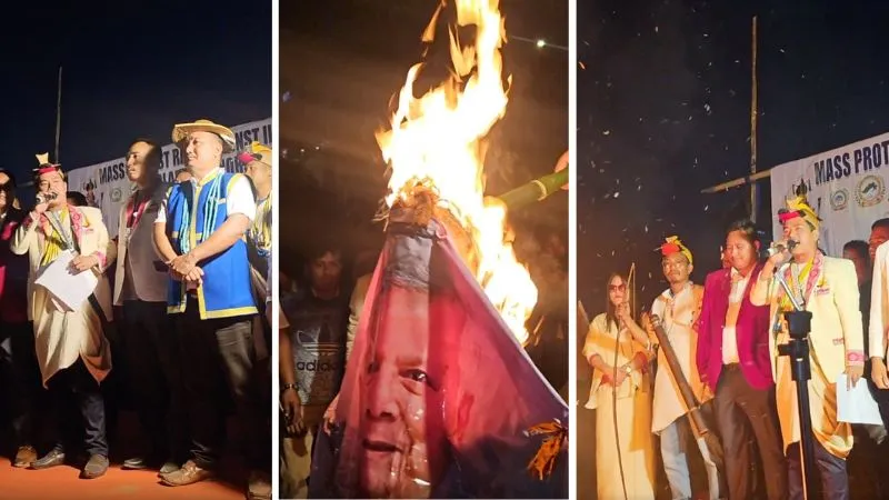 'हिम्मत है तो सामने से घुसकर देखो...पुतला के साथ तुम्हें भी', अरुणाचल से उठी बांग्लादेशी घुसपैठियों के खिलाफ हुंकार