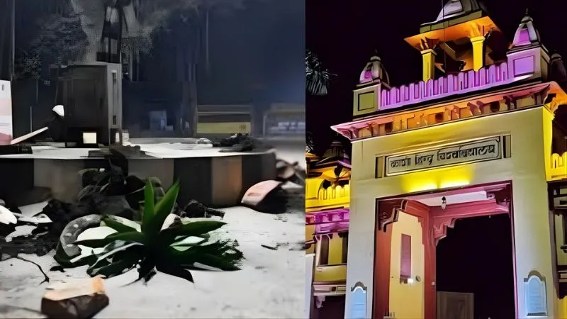 आधी रात BHU में भारी बवाल... छात्रों और सुरक्षाकर्मियों के बीच जमकर हुई पत्थरबाजी, जानें आखिर क्यों हुआ हंगामा