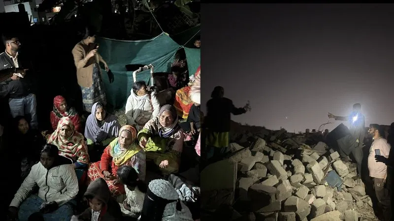 ‘इमरजेंसी का दौर याद आया’ घरों पर चला बुलडोजर, 400 परिवार बेघर, कांग्रेस सरकार के खिलाफ सड़कों पर उतरे लोग