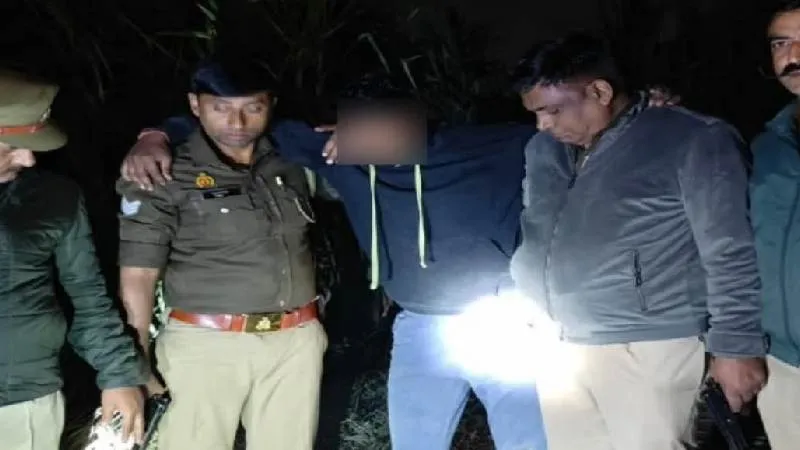 बागपत पुलिस की बड़ी कार्रवाई, 25 हजार का इनामी कलीराम मुठभेड़ में घायल होकर गिरफ्तार