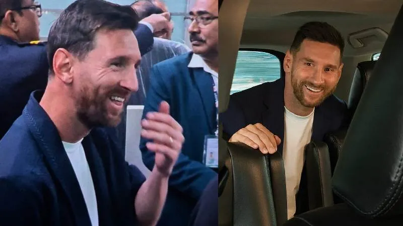 भारत पहुंचे लियोनल मेसी, कोलकाता एयरपोर्ट पर फैंस ने किया जोरदार स्वागत