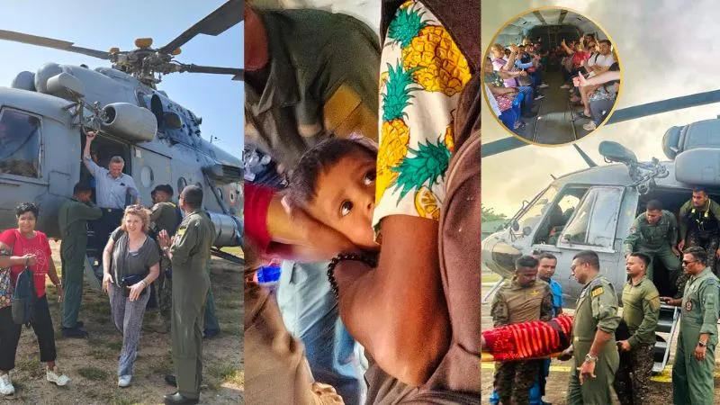 आंखें नम, चेहरे पर जान बचने की खुशी...श्रीलंका में चक्रवात दितवाह के बीच देवदूत बनी IAF, जर्मनी, UK...सबने कहा शुक्रिया