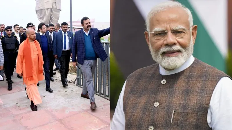 अटल जयंती पर PM मोदी देश को समर्पित करेंगे 'राष्ट्र प्रेरणा स्थल', CM योगी ने लिया लोकार्पण कार्यक्रम का जायजा