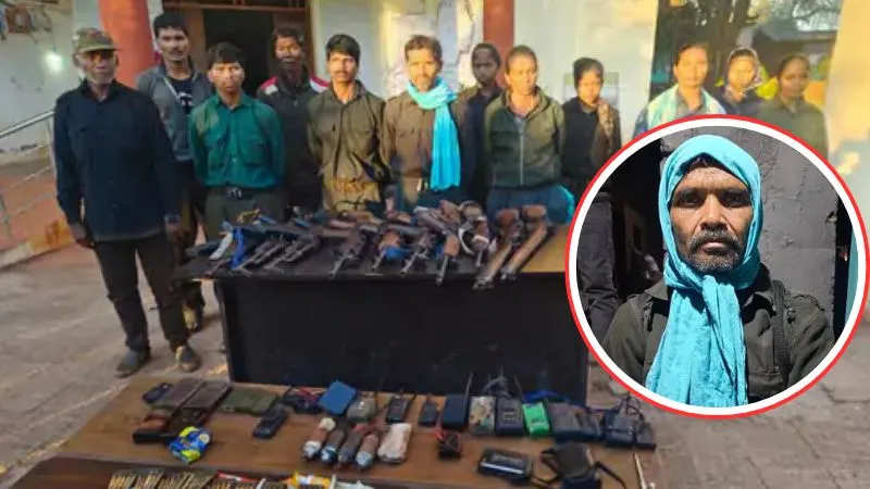 महाराष्ट्र, छत्तीसगढ़-MP नक्सल मुक्त घोषित… कुख्यात नक्सली लीडर रामधेर मज्जी समेत 11 माओवादियों का सरेंडर