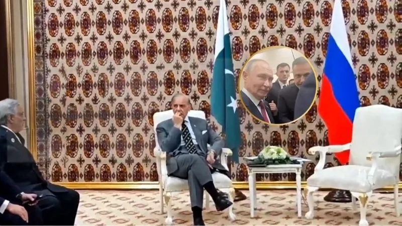 नाखून चबाते रहे, 40 मिनट तक ताका मुंह, फिर भी नहीं मिले...पुतिन ने की शहबाज शरीफ की बेइज्जती, आंख मारकर ली मौज