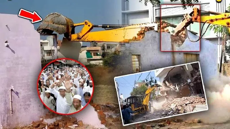 देवभूमि में बुलडोजर देख कांप उठे जिहादी! Vikasnagar में अवैध कॉलोनी को मिट्टी में मिलाया!