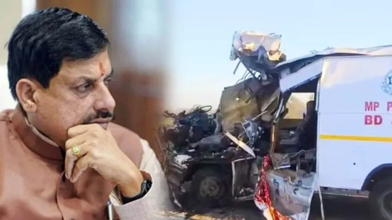 सागर सड़क हादसा: ड्यूटी से लौट रहे 4 जवानों की मौत, सीएम मोहन यादव ने जताया शोक