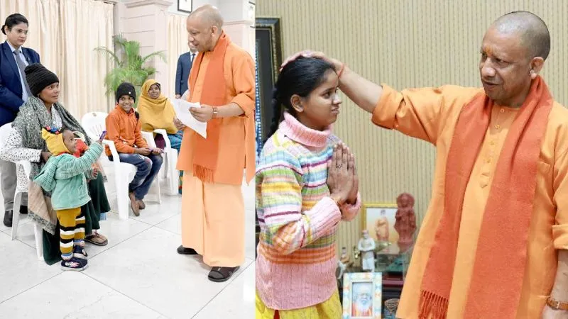 अपराधियों का 'काल'-सख्त प्रशासक की छवि से परे एक संवेदनशील संरक्षक... बच्चों के साथ दिखता है CM योगी के हृदय का कोमल रूप