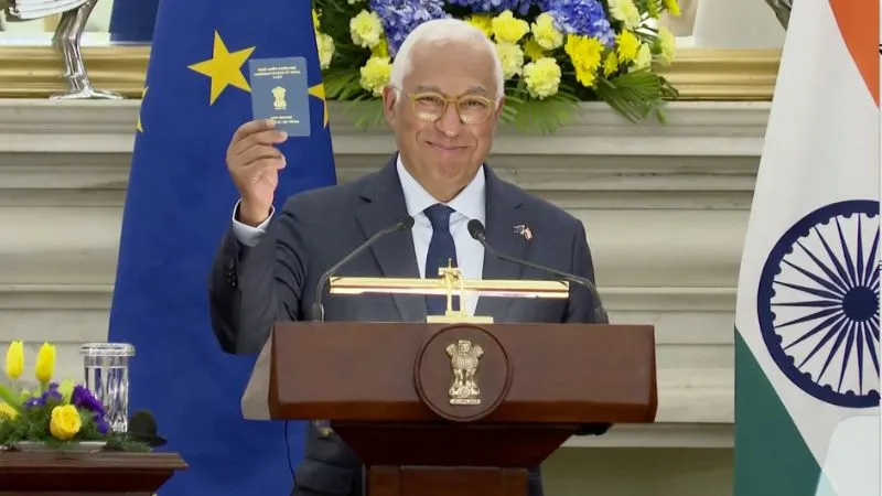 'प्रवासी भारतीय होने पर गर्व...', PM मोदी के सामने बोले EU काउंसिल के अध्यक्ष एंटोनियो कोस्टा, दिखाया अपना ओवरसीज कार्ड