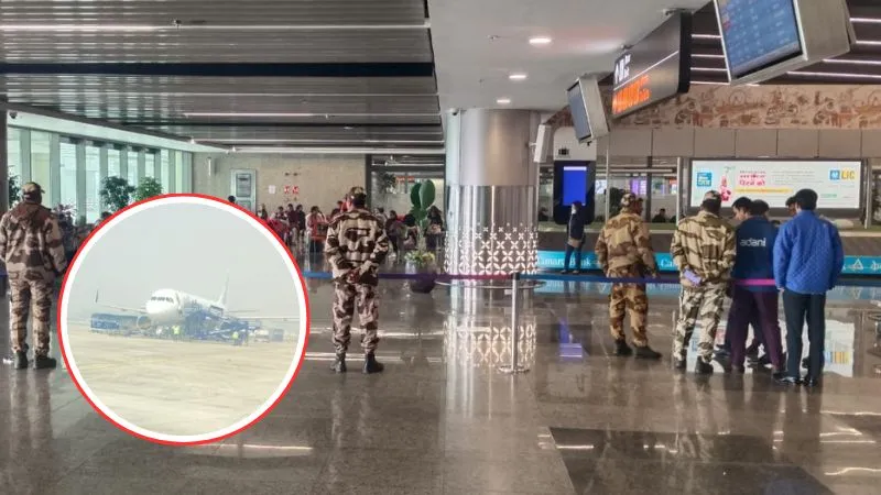 'प्लेन में बम है’ टिश्यू पेपर पर धमकी, हवा में अटकी 222 यात्रियों की सांसें, IndiGo फ्लाइट में मची अफरा-तफरी