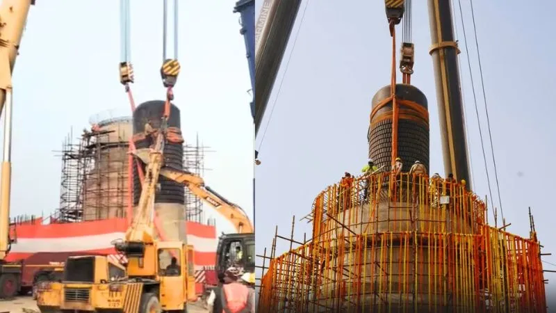 वैदिक मंत्रोच्चार के बीच मोतिहारी में स्थापित हुआ विश्व का सबसे बड़ा शिवलिंग, सांसद शांभवी चौधरी बनीं यजमान