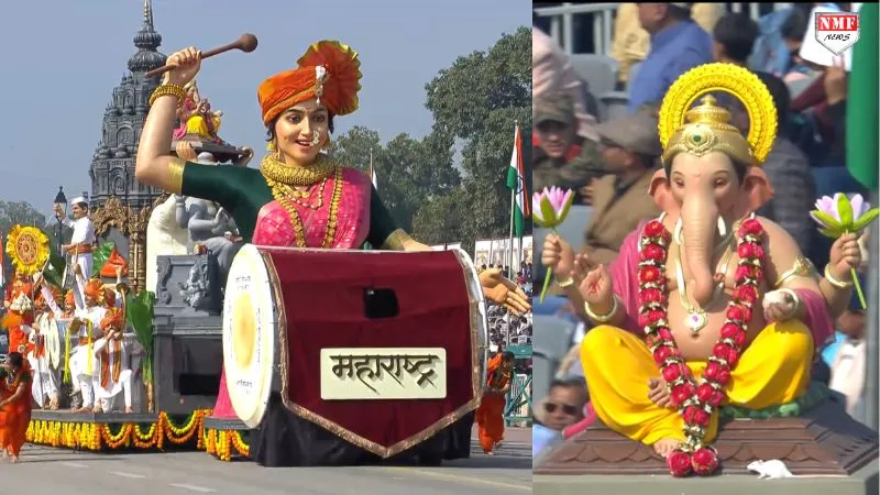 महाराष्ट्र में आई देवा भाऊ की सरकार, बदल गई पूरी तस्वीर…कर्तव्य पथ पर दिखे गणपति बप्पा, अष्टविनायक मंदिर वाली झांकी को देख झूमे लोग