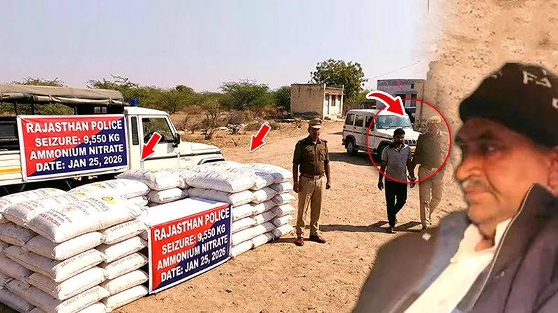 गणतंत्र दिवस पर देश को दहलाने की साजिश नाकाम! राजस्थान पुलिस ने सुलेमान के फार्म हाउस से जब्त किया 10,000 KG विस्फोटक