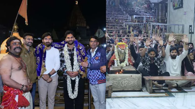 तीसरे वनडे के बाद नितीश कुमार रेड्डी ने किए महाकाल के दर्शन, भस्म आरती में हुए शामिल