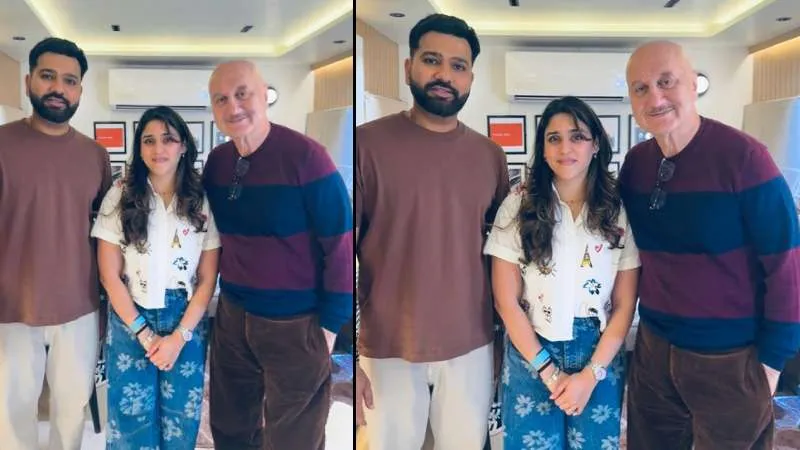 गलती से हुई मुलाकात, लेकिन बनी यादगार, अनुपम खेर ने बताया रोहित शर्मा को अपना असली हीरो क्यों मानते हैं