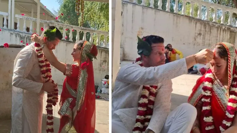 वैदिक मंत्रोच्चार, सात फेरे, सिंदूर और महादेव का आशीर्वाद...भारत आकर स्पेनिश जोड़े ने हिंदू रीति रिवाज से रचा ली शादी