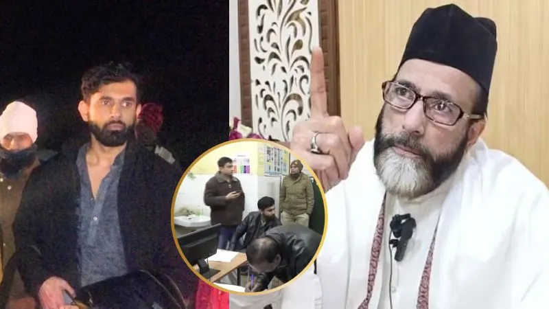 बरेली के मौलाना तौकीर रजा पर 'दोहरी शामत', बेटे फरमान रजा की कार से ड्रग्स बरामद, हिरासत में लिया गया