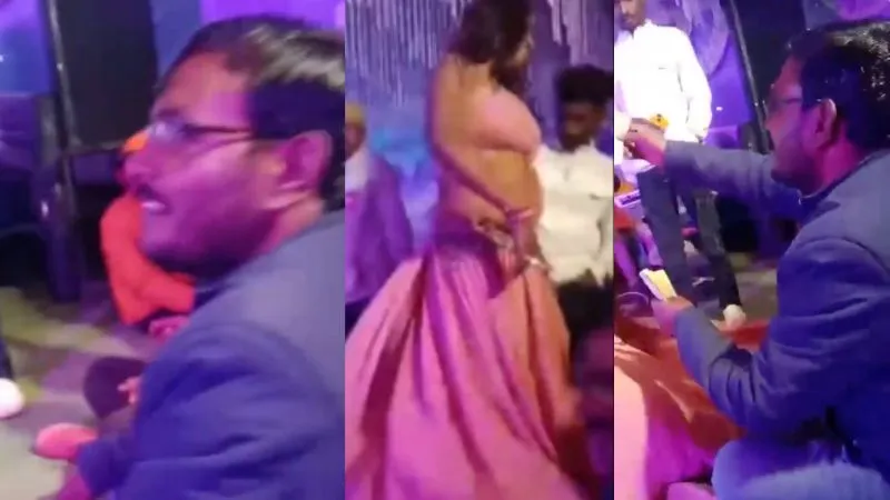 स्कूल में अश्लील डांस! रोजगार सहायक ने उड़ाए नोट, फुटबॉल टूर्नामेंट के बाद 10 लाख रुपए देकर बुलाई डांसर