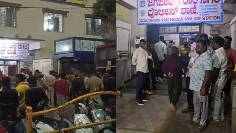 बेंगलुरु में शोभायात्रा पर पथराव, बच्चों को लगी चोट, भक्तों ने पुलिस स्टेशन के बाहर किया विरोध प्रदर्शन