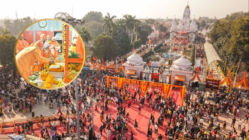 UP के गोरखनाथ मंदिर में उमड़ा आस्था का सैलाब, CM योगी ने चढ़ाई खिचड़ी, सभी व्यवस्थाओं पर खुद नजर बनाए रहे मुख्यमंत्री