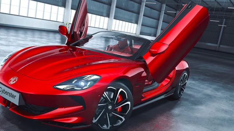 नया रंग, बड़ी बैटरी और प्रीमियम स्टाइल, MG Cyberster ने बाजार में दी दस्तक!