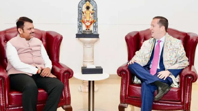 भारत में अमेरिकी राजदूत सर्जियो गोर का पहला मुंबई दौरा, सीएम फडणवीस समेत शीर्ष हस्तियों से मुलाकात