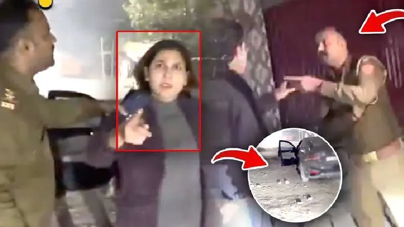 Ghaziabad की सड़क पर आधी रात ‘जाट’ महिला ने दारोग़ा के साथ मिलकर जमकर काटा बवाल!