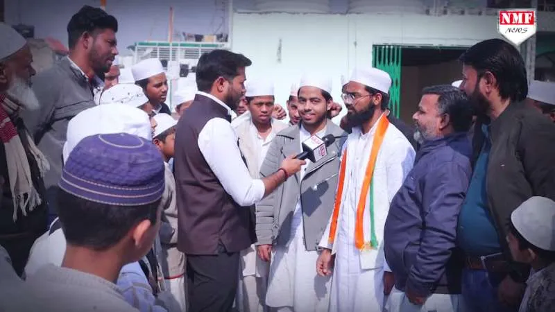 26 जनवरी को अचानक मदरसे की छत पर चढ़ा पत्रकार, मुसलमानों के बीच खड़े होकर वंदे मातरम पर बहस!